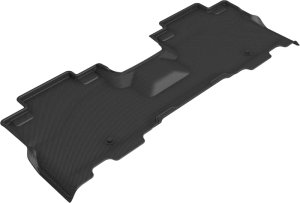 Ford Expedition Floor Mat - Rear - 3D MAXpider - Kagu - Black - `18-`20 Ford Expedition Floor Mat - Rear - 3D MAXpider - Kagu - Black - `18-`20